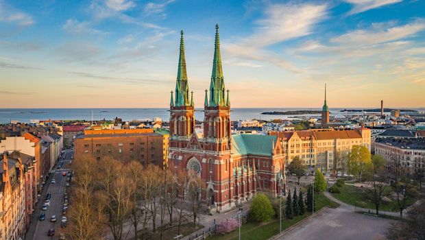 Blick auf Helsinki