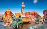 Brunnen am Place Massena in Nizza