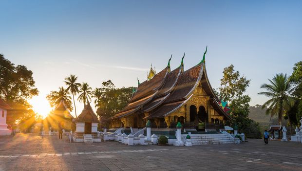 Tempel zum Sonnenaufgang, Wat Xieng Thong, Laos