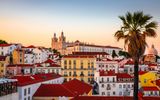Blick auf Alfama, Lissabon