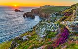 Sonnenuntergang bei Lands End