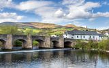 Crickhowell Brücke im Brecon Beacons Nationalpark