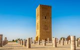 Hassan Tower near Mausoleum Mohammed V