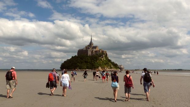 Mont St. Michel in der Normandie in Frankreich