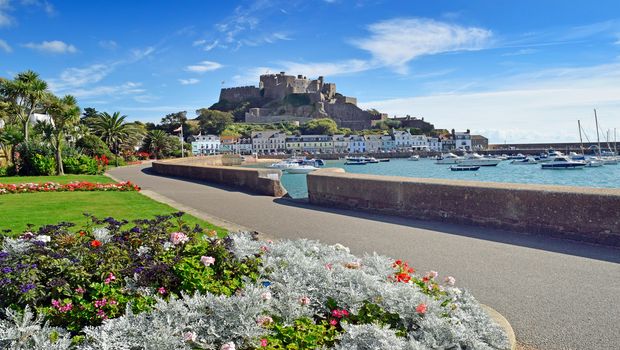 Mount Orgueil Castle in Gorey
