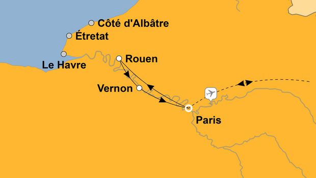 Ihre Reiseroute