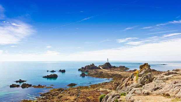 La Corbiere lighthouse Jersey