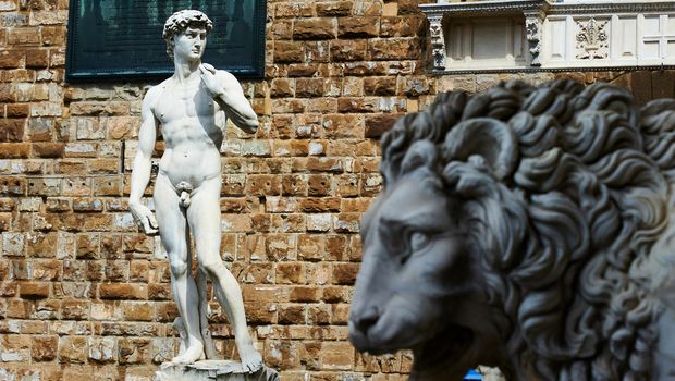 David vor Palazzo Vecchio