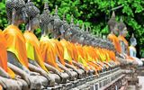 Tempelanlage Wat Yai Chai Mongkol in Ayutthaya