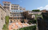 Außenbereich von Hotel Corallo bei Sorrent in Italien