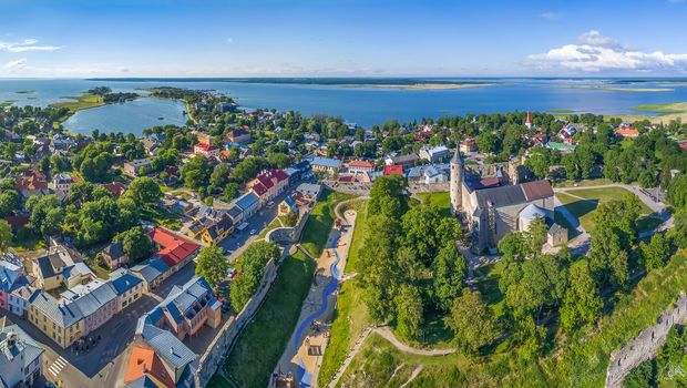 Blick auf Haapsalu in Estland